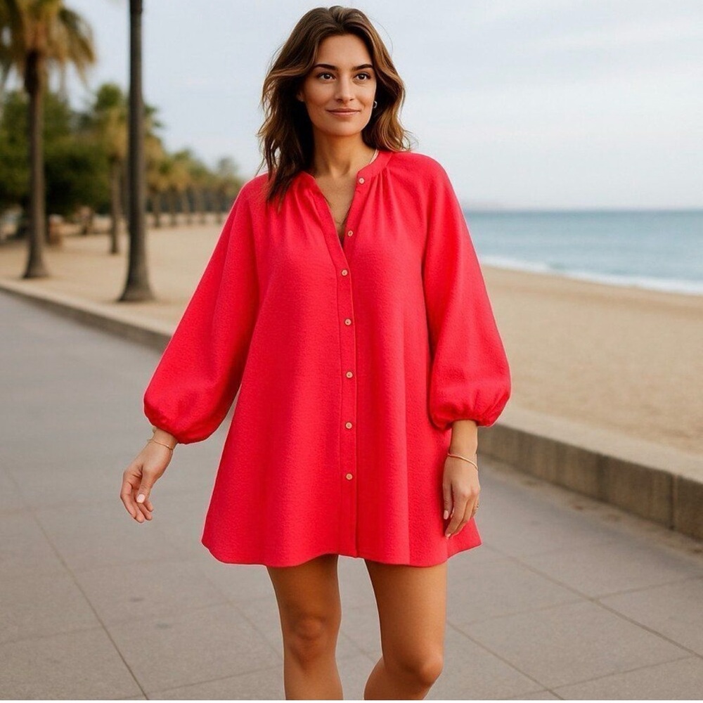 Lilly Pulitzer Andrae Coverup Mizner Red Small